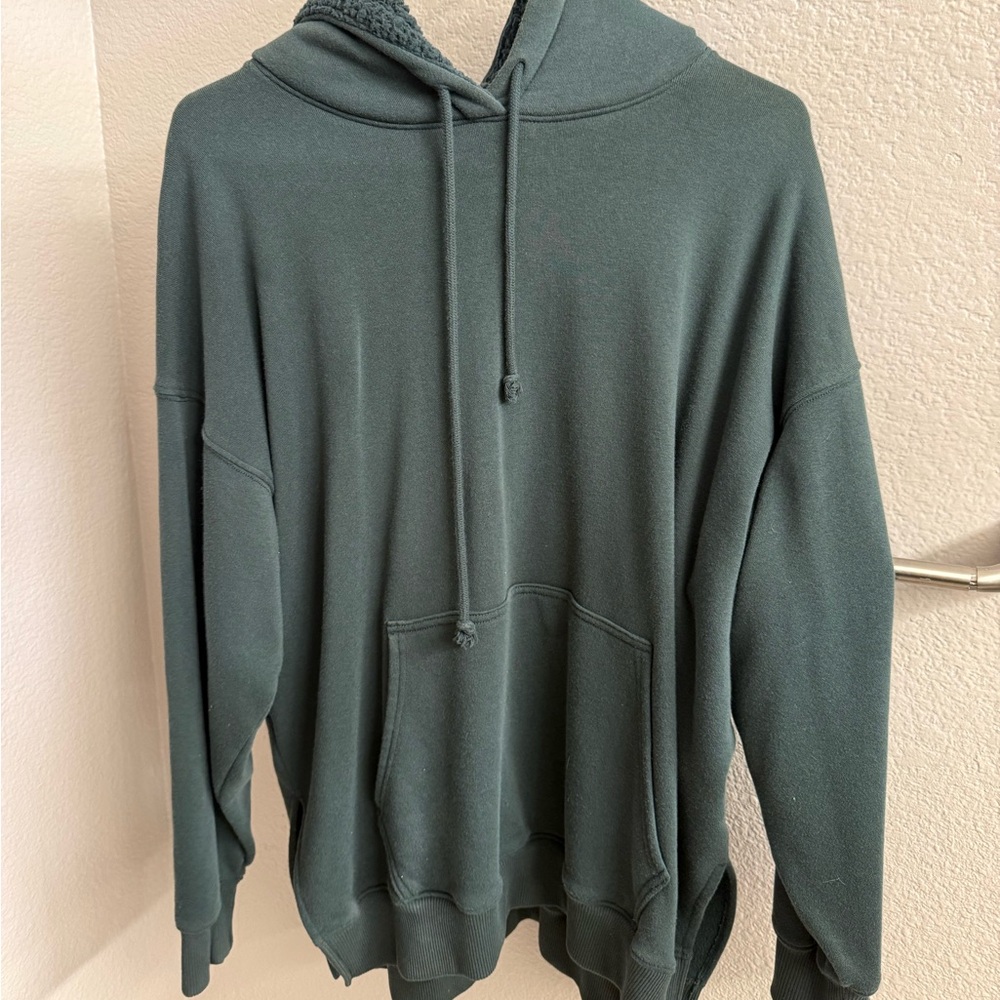 American Eagle Soft Oversized Green Hoodie (Fits M/L)